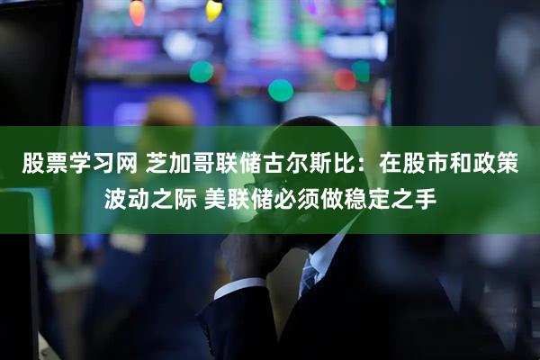 股票学习网 芝加哥联储古尔斯比：在股市和政策波动之际 美联储必须做稳定之手